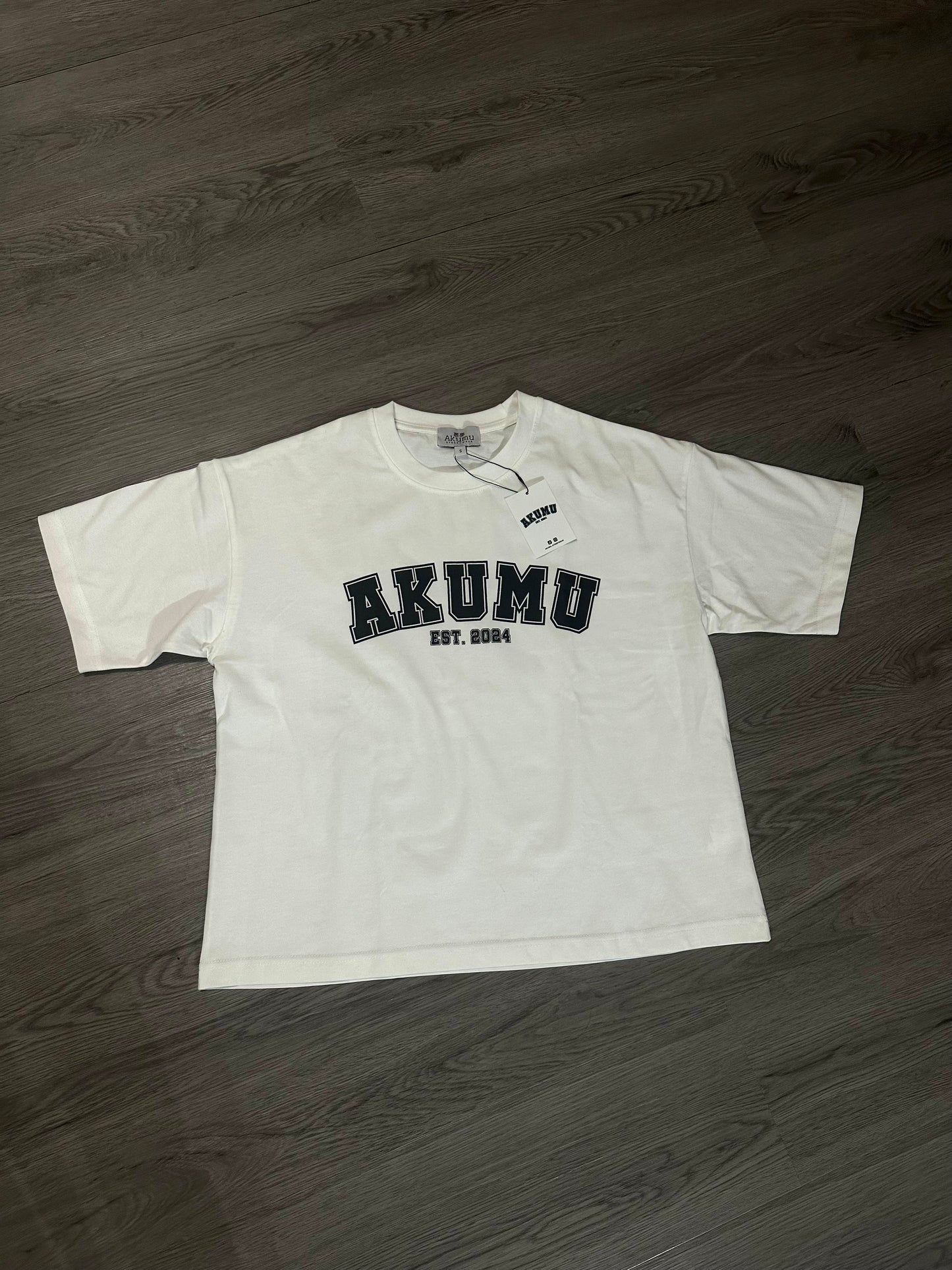 Varsity Tee White